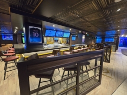 Icon of the Seas Playmakers Sports Bar picture Uploaded in 2026 Photo courtesy of Celeste Agnew. Icon of the Seas Playmakers Sports Bar picture