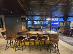 Icon of the Seas Playmakers Sports Bar picture Uploaded in 2026 Photo courtesy of Celeste Agnew. Icon of the Seas Playmakers Sports Bar picture