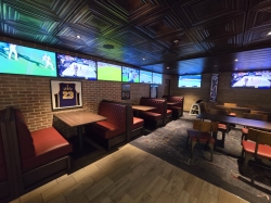 Icon of the Seas Playmakers Sports Bar picture Uploaded in 2026 Photo courtesy of Celeste Agnew. Icon of the Seas Playmakers Sports Bar picture