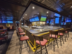 Icon of the Seas Playmakers Sports Bar picture Uploaded in 2026 Photo courtesy of Celeste Agnew. Icon of the Seas Playmakers Sports Bar picture