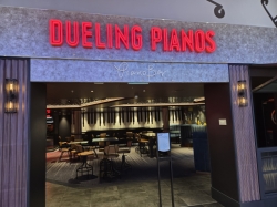 Icon of the Seas Dueling Pianos picture Uploaded in 2026 Photo courtesy of Celeste Agnew. Icon of the Seas Dueling Pianos picture