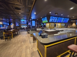 Icon of the Seas Playmakers Sports Bar picture Uploaded in 2026 Photo courtesy of Celeste Agnew. Icon of the Seas Playmakers Sports Bar picture