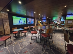 Icon of the Seas Playmakers Sports Bar picture Uploaded in 2026 Photo courtesy of Celeste Agnew. Icon of the Seas Playmakers Sports Bar picture
