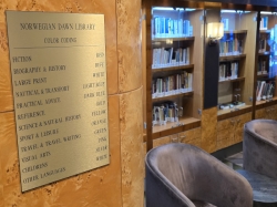 Norwegian Dawn Library picture Uploaded in 2026 Photo courtesy of Michael Soden. Norwegian Dawn Library picture