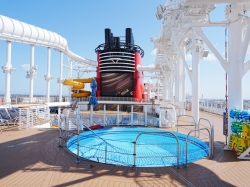 Disney Wish Deck 12 Pools picture