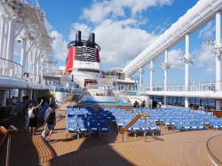 Disney Wish Deck 11 Pools picture Uploaded in 2026 Photo courtesy of Chris Konecny. Disney Wish Deck 11 Pools picture