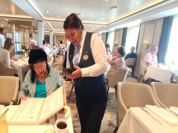 Star Princess Sanctuary Dining Room picture Uploaded in 2026 Photo courtesy of Mitchell Nelson. Star Princess Sanctuary Dining Room picture