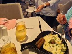 Star Princess Sanctuary Dining Room picture Uploaded in 2026 Photo courtesy of Mitchell Nelson. Star Princess Sanctuary Dining Room picture