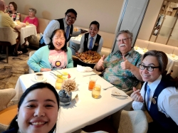 Star Princess Sanctuary Dining Room picture Uploaded in 2026 Photo courtesy of Mitchell Nelson. Star Princess Sanctuary Dining Room picture