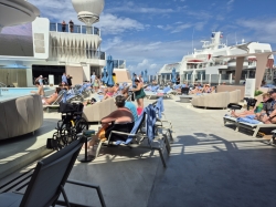 Norwegian Aqua Main Pool picture Uploaded in 2026 Photo courtesy of Anne Bratton. Norwegian Aqua Main Pool picture