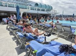 Norwegian Aqua Main Pool picture Uploaded in 2026 Photo courtesy of Anne Bratton. Norwegian Aqua Main Pool picture