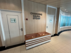 Liberty of the Seas Fitness Center Changing Rooms picture