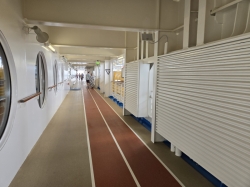 Allure of the Seas Jogging Track picture Uploaded in 2026 Photo courtesy of Celeste Agnew. Allure of the Seas Jogging Track picture