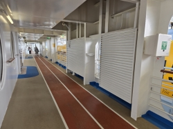 Allure of the Seas Jogging Track picture Uploaded in 2026 Photo courtesy of Celeste Agnew. Allure of the Seas Jogging Track picture