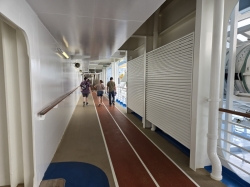 Allure of the Seas Jogging Track picture Uploaded in 2026 Photo courtesy of Celeste Agnew. Allure of the Seas Jogging Track picture
