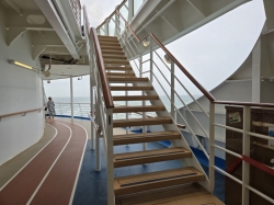 Allure of the Seas Jogging Track picture Uploaded in 2026 Photo courtesy of Celeste Agnew. Allure of the Seas Jogging Track picture