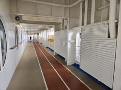 Allure of the Seas Jogging Track picture Uploaded in 2026 Photo courtesy of Celeste Agnew. Allure of the Seas Jogging Track picture