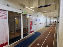 Allure of the Seas Jogging Track picture Uploaded in 2026 Photo courtesy of Celeste Agnew. Allure of the Seas Jogging Track picture