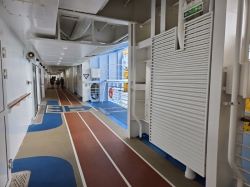 Allure of the Seas Jogging Track picture Uploaded in 2026 Photo courtesy of Celeste Agnew. Allure of the Seas Jogging Track picture