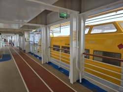 Allure of the Seas Jogging Track picture Uploaded in 2026 Photo courtesy of Celeste Agnew. Allure of the Seas Jogging Track picture