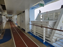 Allure of the Seas Jogging Track picture Uploaded in 2026 Photo courtesy of Celeste Agnew. Allure of the Seas Jogging Track picture