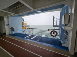 Allure of the Seas Jogging Track picture Uploaded in 2026 Photo courtesy of Celeste Agnew. Allure of the Seas Jogging Track picture