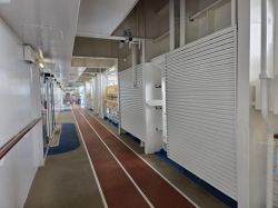 Allure of the Seas Jogging Track picture Uploaded in 2026 Photo courtesy of Celeste Agnew. Allure of the Seas Jogging Track picture