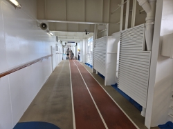 Allure of the Seas Jogging Track picture Uploaded in 2026 Photo courtesy of Celeste Agnew. Allure of the Seas Jogging Track picture