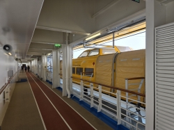Allure of the Seas Jogging Track picture Uploaded in 2026 Photo courtesy of Celeste Agnew. Allure of the Seas Jogging Track picture
