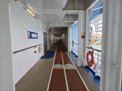 Allure of the Seas Jogging Track picture Uploaded in 2026 Photo courtesy of Celeste Agnew. Allure of the Seas Jogging Track picture