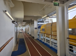 Allure of the Seas Jogging Track picture Uploaded in 2026 Photo courtesy of Celeste Agnew. Allure of the Seas Jogging Track picture