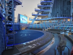 Allure of the Seas Aquatheater picture Uploaded in 2026 Photo courtesy of Celeste Agnew. Allure of the Seas Aquatheater picture