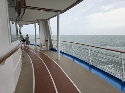 Allure of the Seas Jogging Track picture Uploaded in 2026 Photo courtesy of Celeste Agnew. Allure of the Seas Jogging Track picture