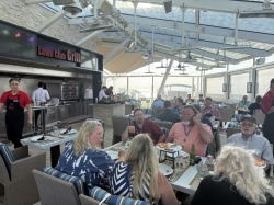 Celebrity Silhouette Lawn Club Grill picture Uploaded in 2026 Photo courtesy of Steve Millay. Celebrity Silhouette Lawn Club Grill picture