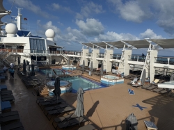 Celebrity Silhouette Main Pools picture Uploaded in 2026 Photo courtesy of Steve Millay. Celebrity Silhouette Main Pools picture