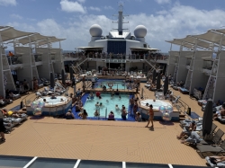 Celebrity Silhouette Main Pools picture Uploaded in 2026 Photo courtesy of Steve Millay. Celebrity Silhouette Main Pools picture