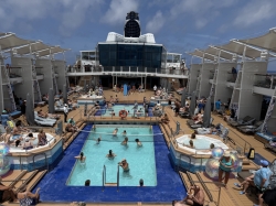 Celebrity Silhouette Main Pools picture Uploaded in 2026 Photo courtesy of Steve Millay. Celebrity Silhouette Main Pools picture