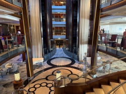 Celebrity Silhouette Grand Foyer picture Uploaded in 2026 Photo courtesy of Steve Millay. Celebrity Silhouette Grand Foyer picture