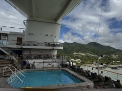 Caribbean Princess Terrace Pool picture Uploaded in 2026 Photo courtesy of Karen Langlois. Caribbean Princess Terrace Pool picture