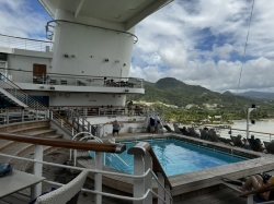 Caribbean Princess Terrace Pool picture Uploaded in 2026 Photo courtesy of Karen Langlois. Caribbean Princess Terrace Pool picture