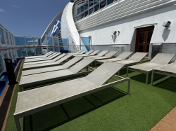 Caribbean Princess Sports Sun Deck Aft picture Uploaded in 2026 Photo courtesy of Karen Langlois. Caribbean Princess Sports Sun Deck Aft picture