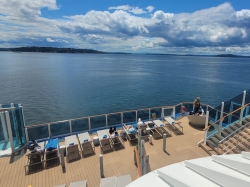 Star Princess Wake View Terrace picture Uploaded in 2026 Photo courtesy of Amy Ritter. Star Princess Wake View Terrace picture