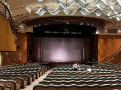 Rhapsody of the Seas Broadway Melodies Theatre picture Uploaded in 2026 Photo courtesy of Angela Campagna. Rhapsody of the Seas Broadway Melodies Theatre picture