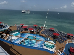 Carnival Dream Sunset Pool picture