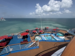 Carnival Dream Sunset Pool picture