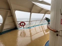Enchantment of the Seas Exterior Promenade picture Uploaded in 2026 Photo courtesy of Aaron Wadzinski. Enchantment of the Seas Exterior Promenade picture