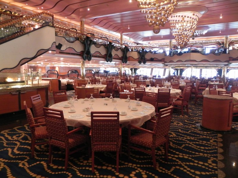 Carnival Splendor Gold Pearl Dining Room Table 411