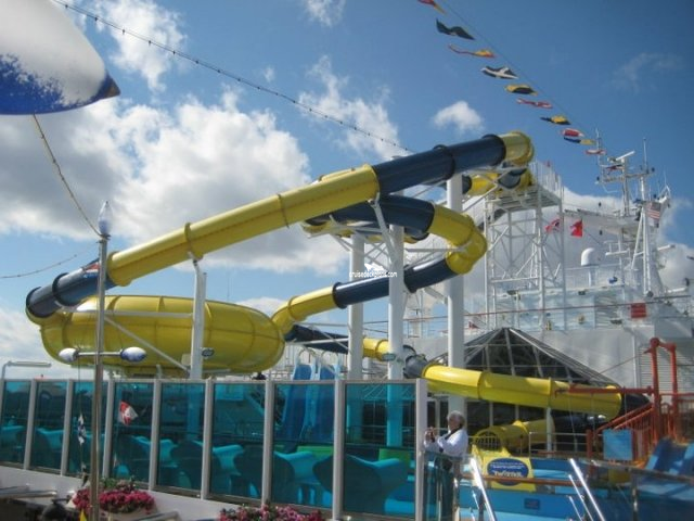 carnival dream cruise ship slide