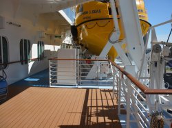Anthem of the Seas Exterior Deck picture Uploaded in 2017 Photo courtesy of Steve Millay. Anthem of the Seas Exterior Deck picture