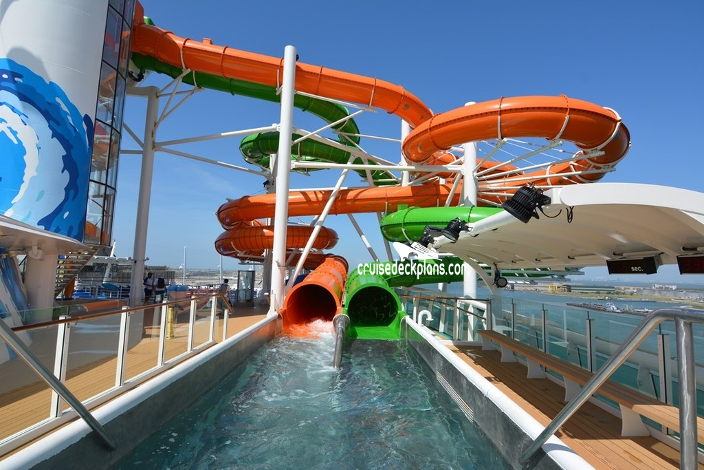 Liberty of the Seas Water Slides Pictures